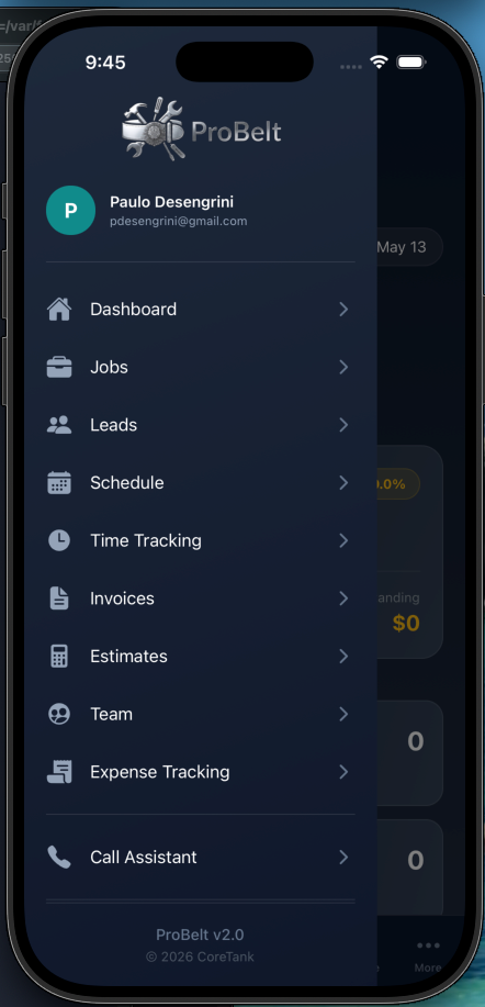 ProBelt navigation